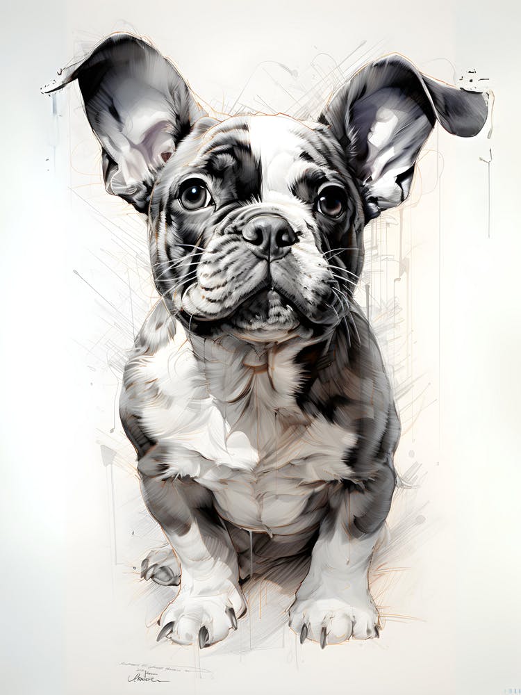 Bulldog Beauty Artistic Style