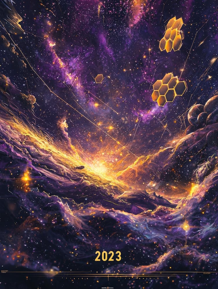 Aihrgdesign A Celestial Science Poster Showcasing New Cosmic 4