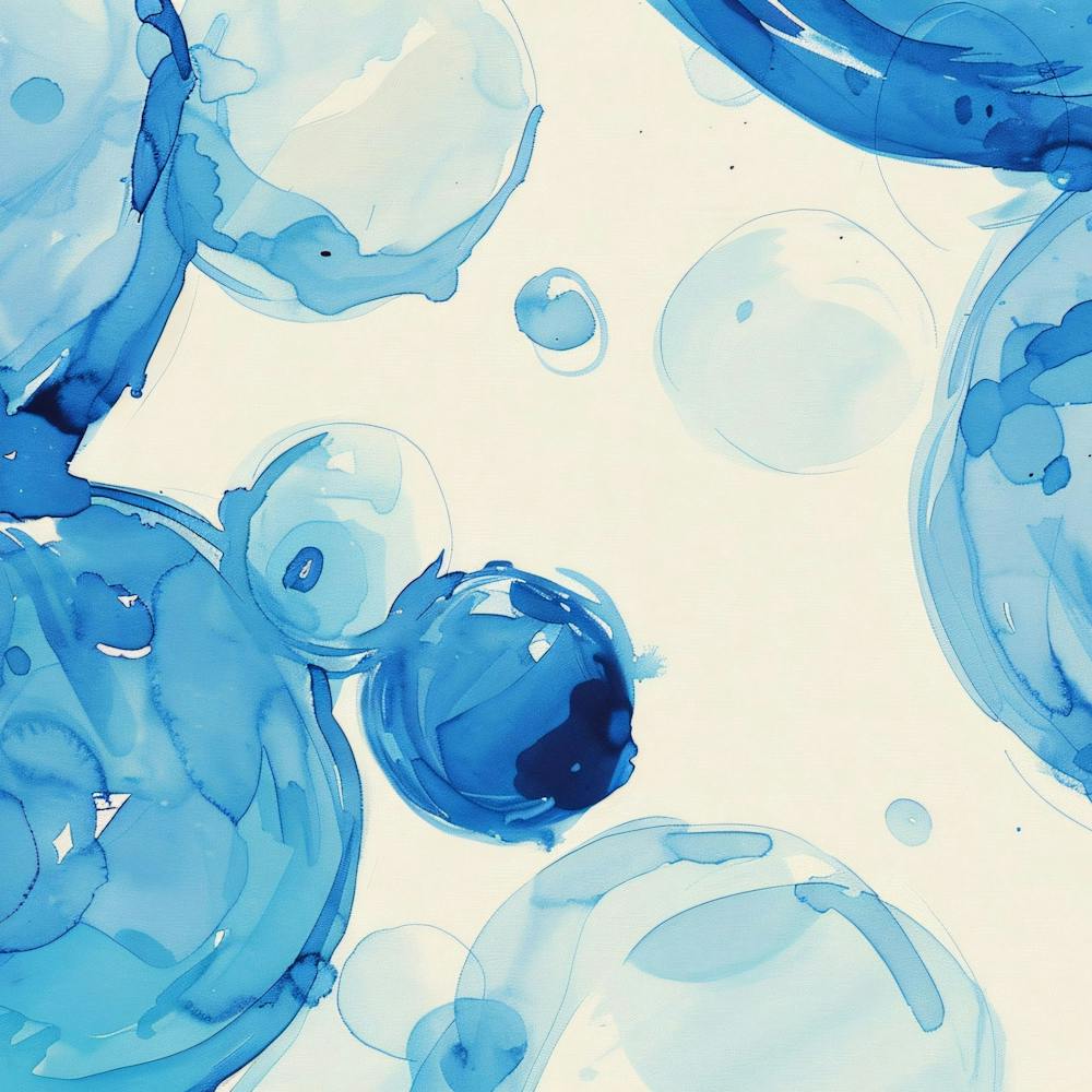 Bulles à l'Aquarelle