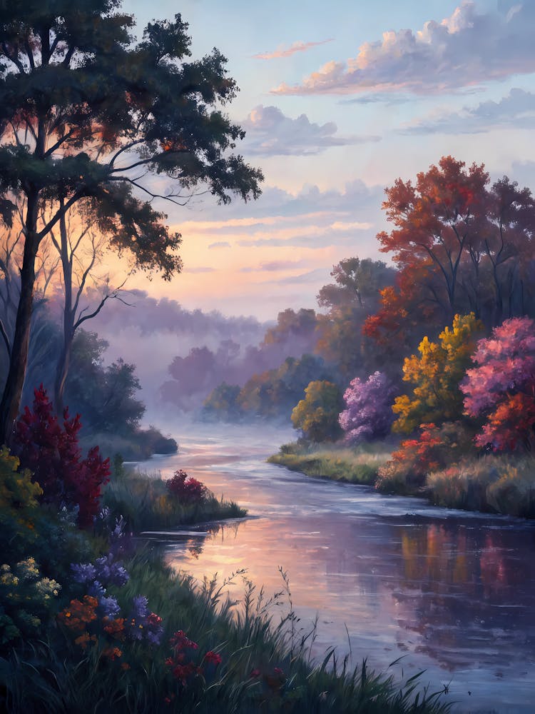 Sunrise By The River