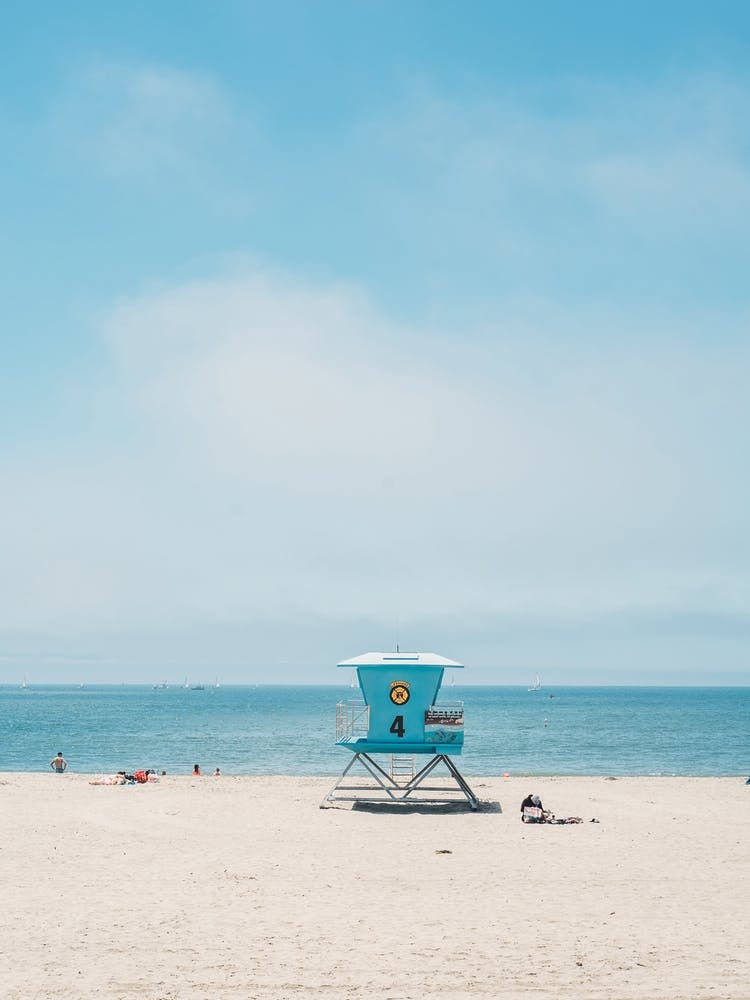 Blue Coast Guard Tower