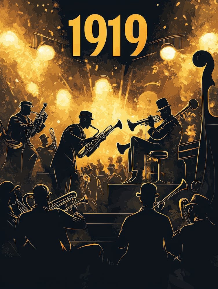 Aihrgdesign A Retro Poster Of A Lively 1919 Jazz Club Featuri F40aa2af 9c09 4e52 9309 Bcd455773fbc 0
