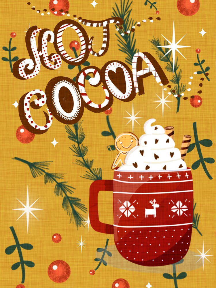 Christmas Hot Cocoa Yellow