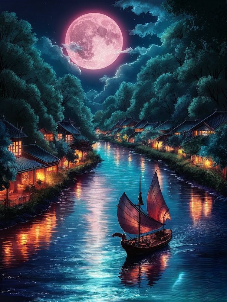 Moonlit River