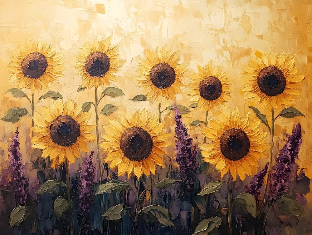 Lavender And Sunflowers 6