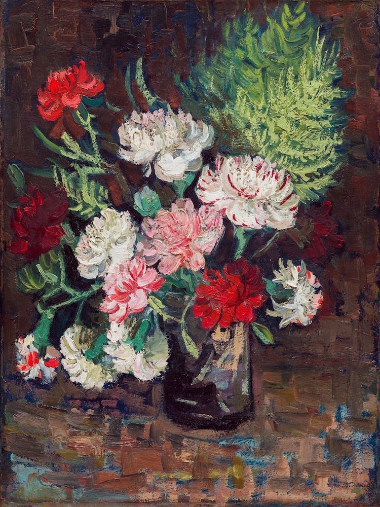 Vase With Carnations, Van Gogh