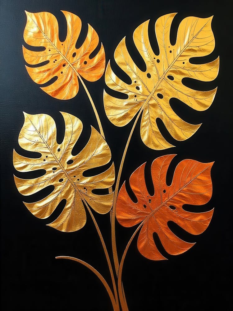 Monstera Leaves 4