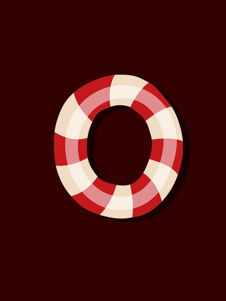 Candy Cane Christmas Letters Living Room Holiday Display 15