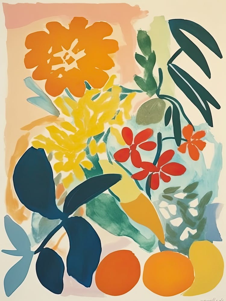 Marigold Flower Illustration 2