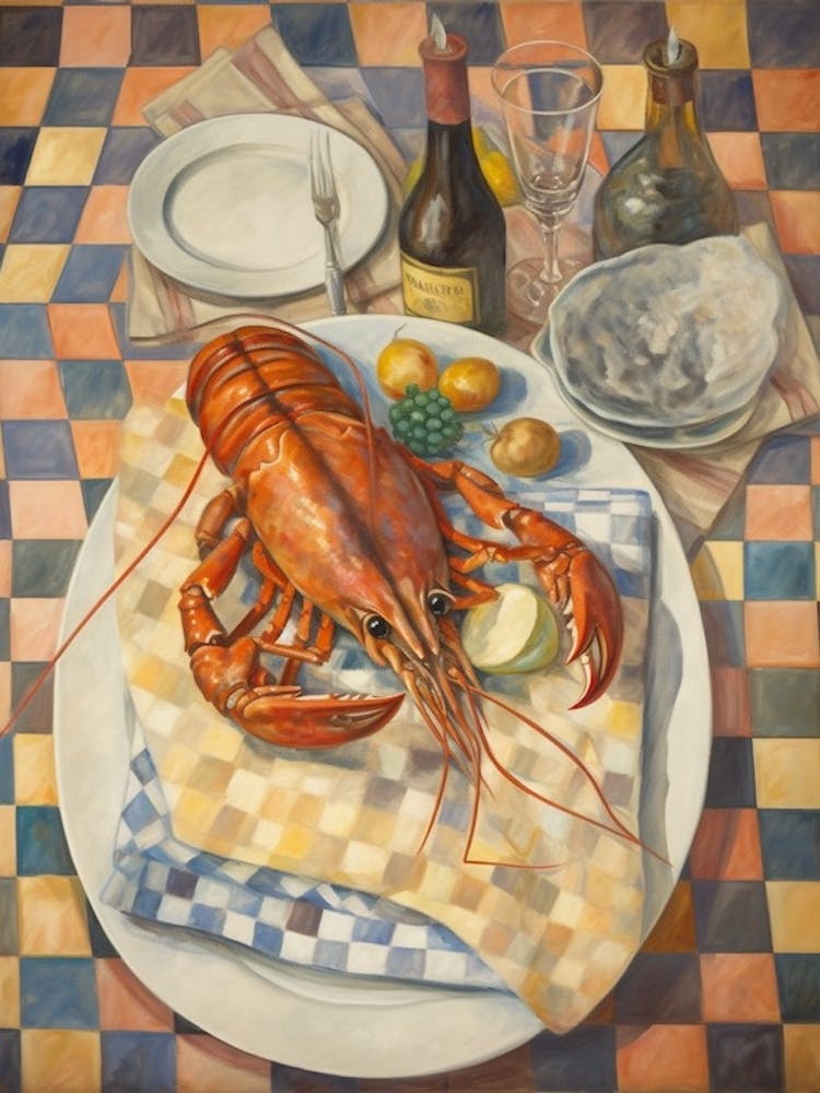 Crayfish 2 Still Life Painting
