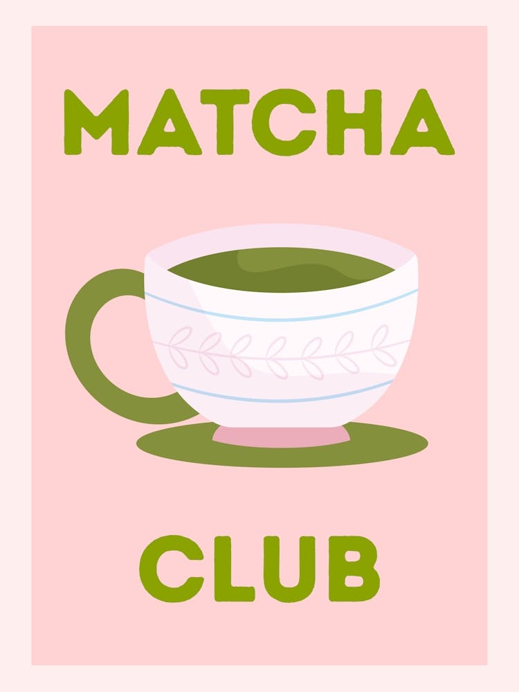 Matcha Club Poster