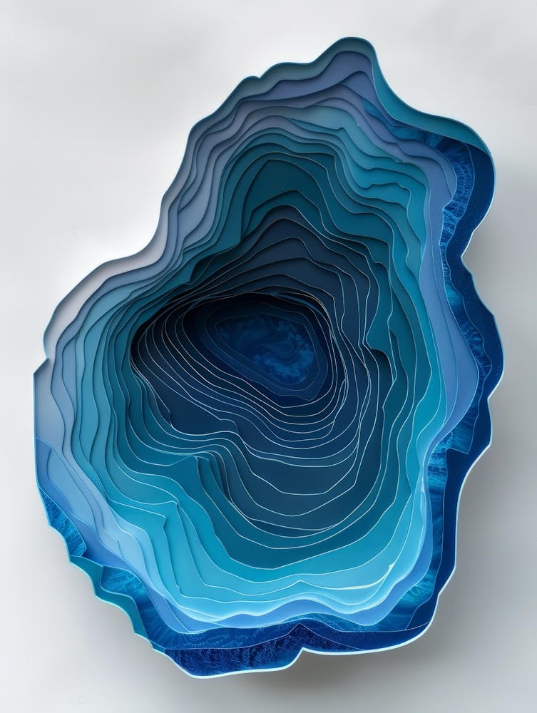 Blue Agate Bowl