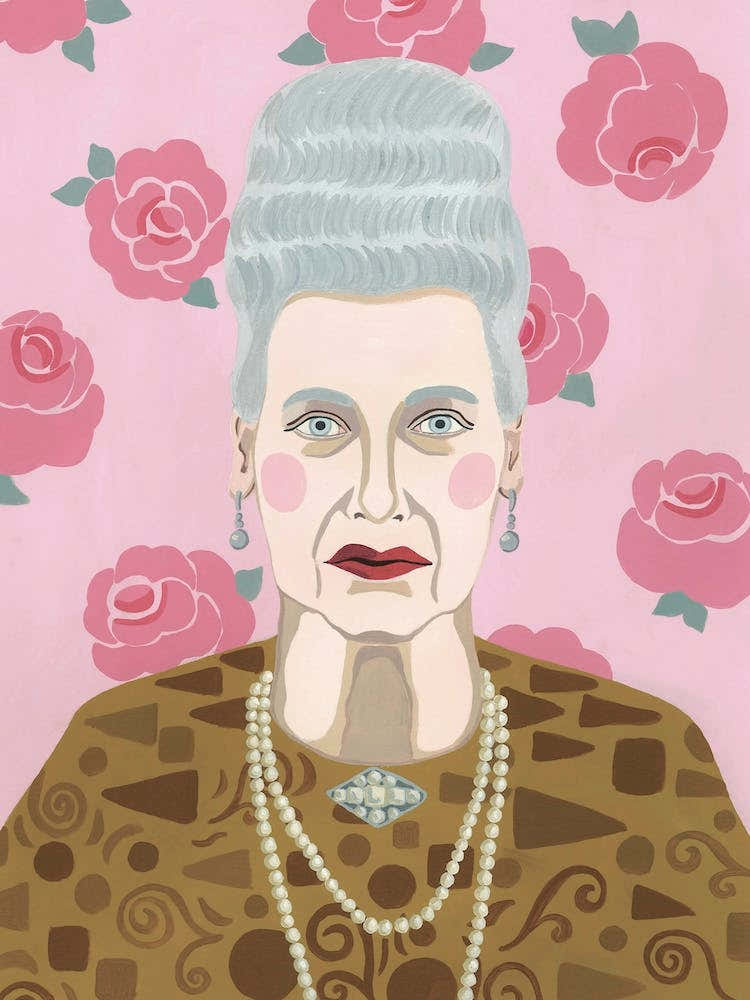 Grand Budapest Hotel Lady