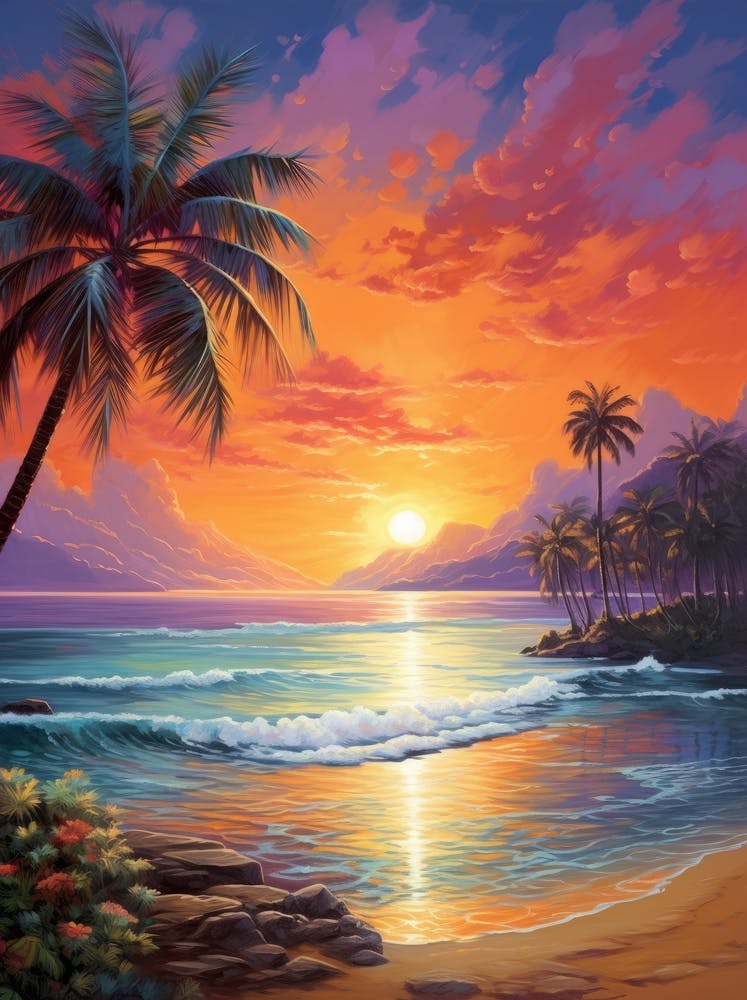 Sunset At The Beach 3
