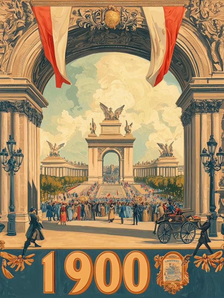 Aihrgdesign A Vintage Travel Poster Of The 1900 Paris Exposit A31ba3b5 Fb8d 42ab 99ab 9aed199136ca 3