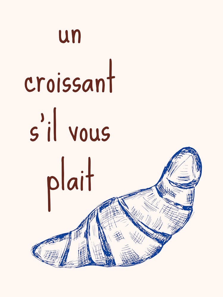 Un Croissant Et Toutes Vos Plantes