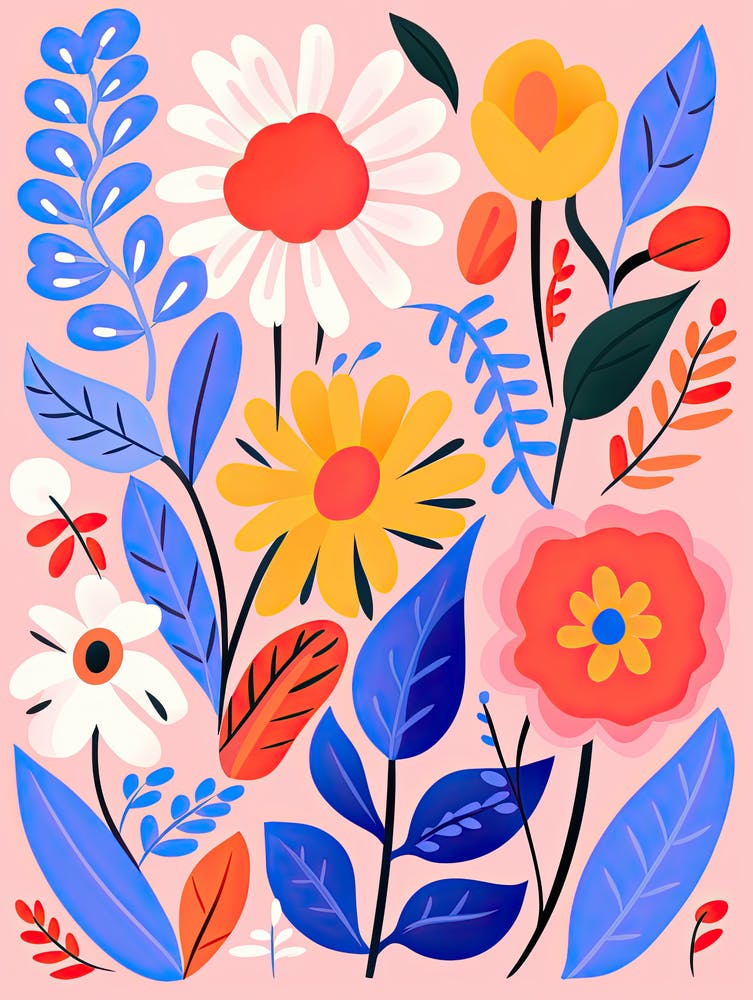 Chromatic Bloomscape; Flower Market