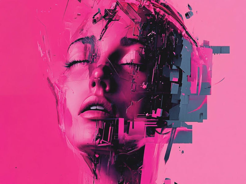 Abstract Portrait Of A Woman 13