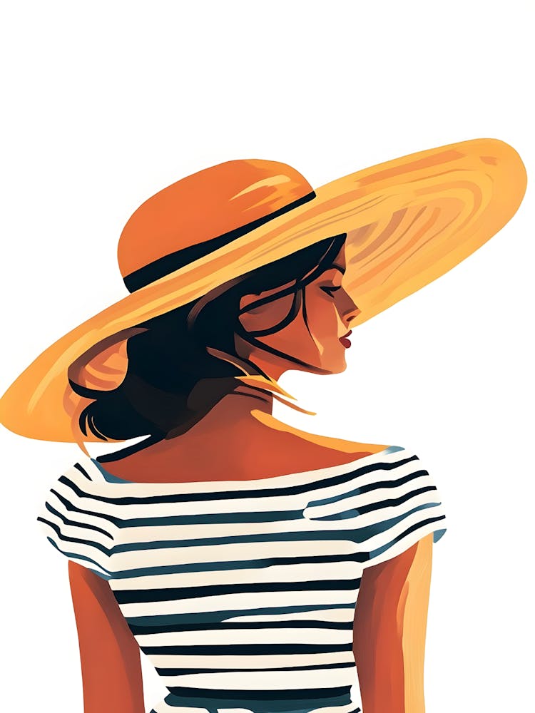 Woman In A Hat 5