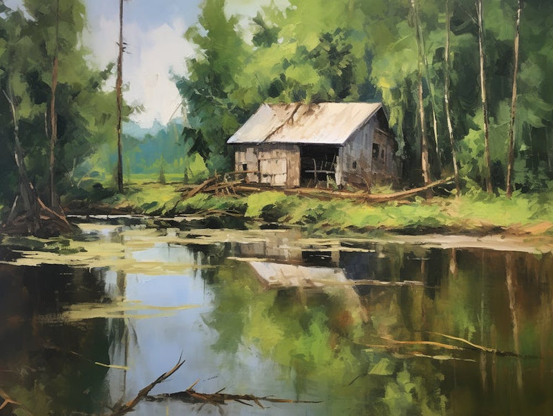 Barn In The Woods