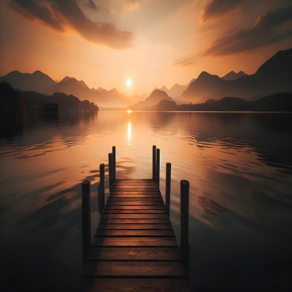 Sunset On The Lake