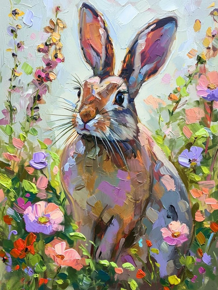 Polish Rabbit Painting 1 Art Print by Ritual Art Prints – Fy!
