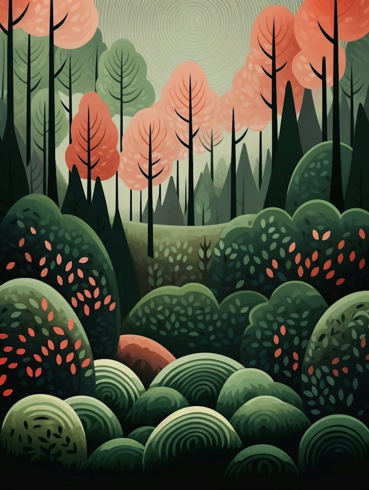 Forest Abstract Minimalist 4