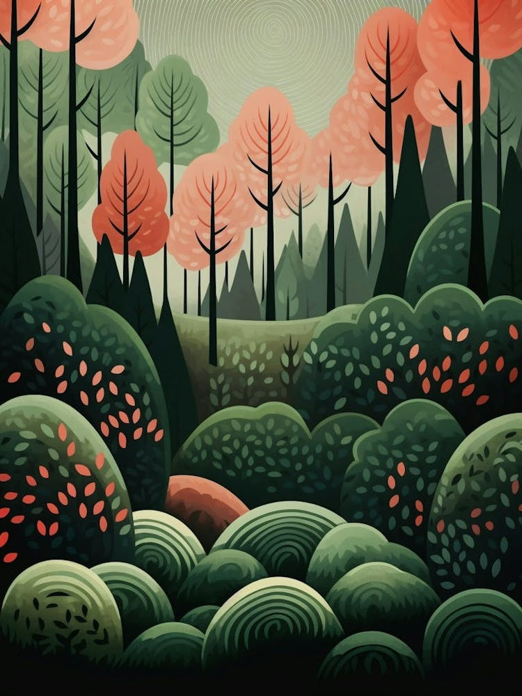 Forest Abstract Minimalist 4