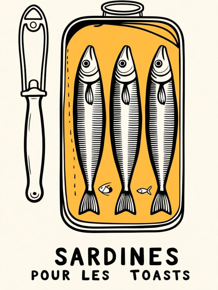 Sardines Pour Les Toasts