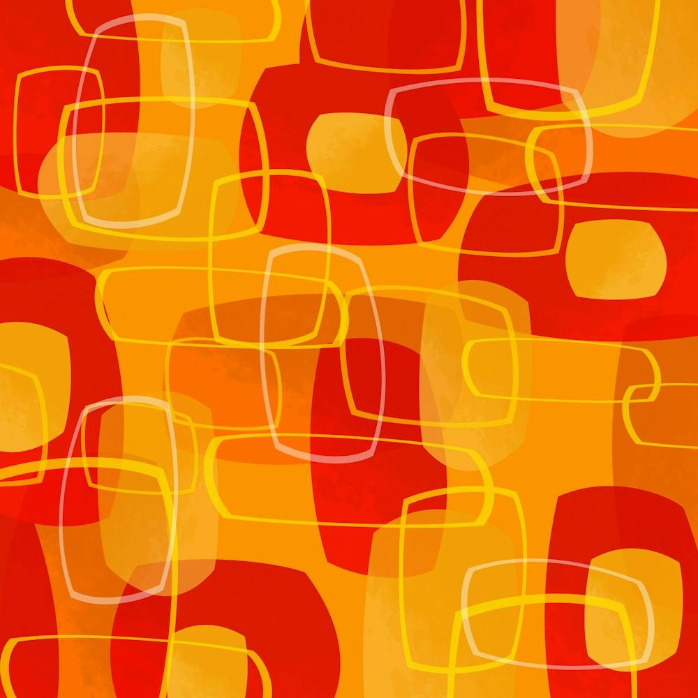 Seventies Abstract Decor