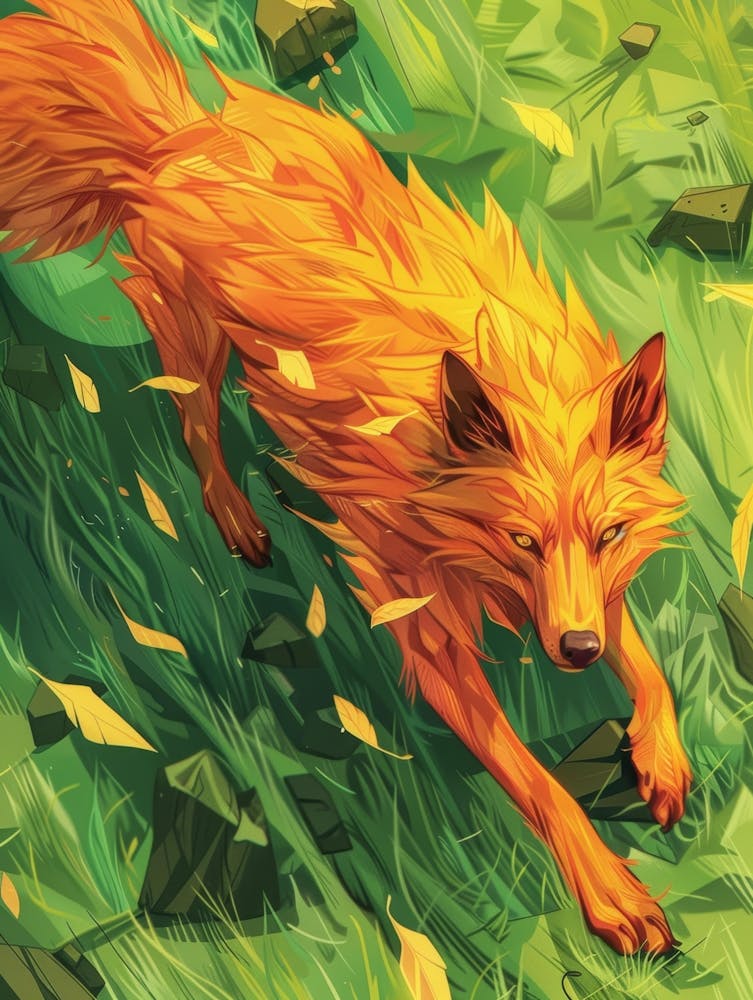 Fox In The Grass 3