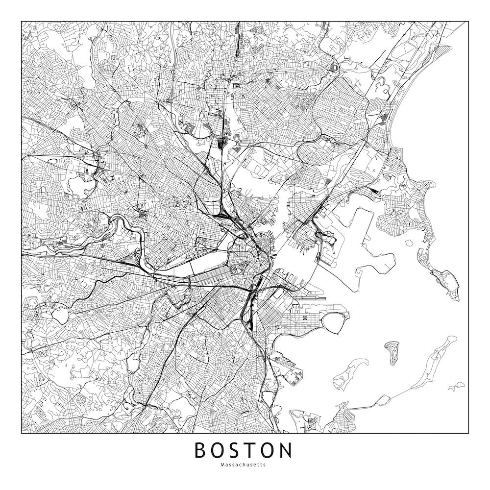 Boston Map Line I