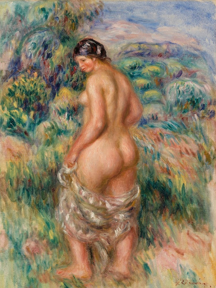 Standing Bather, Pierre Auguste Renoir