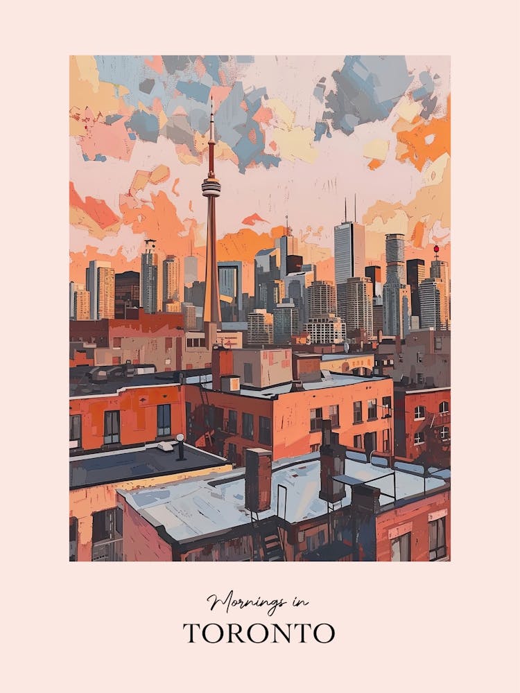 Mornings In Toronto Rooftops Morning Skyline 1