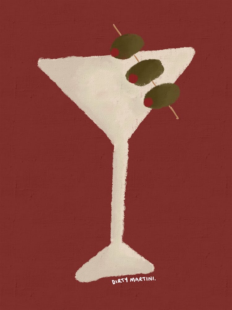 Dirty Martini Oil Pastel