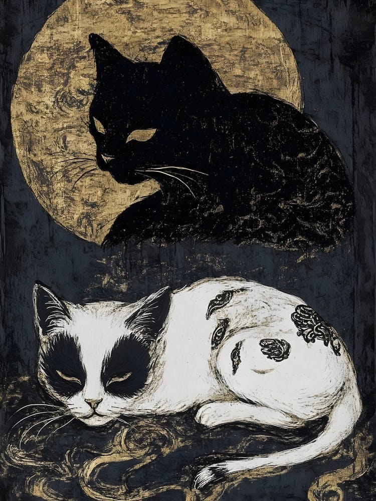 Cat In The Moonlight