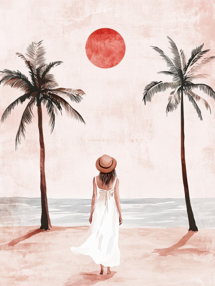 Woman On The Beach 5