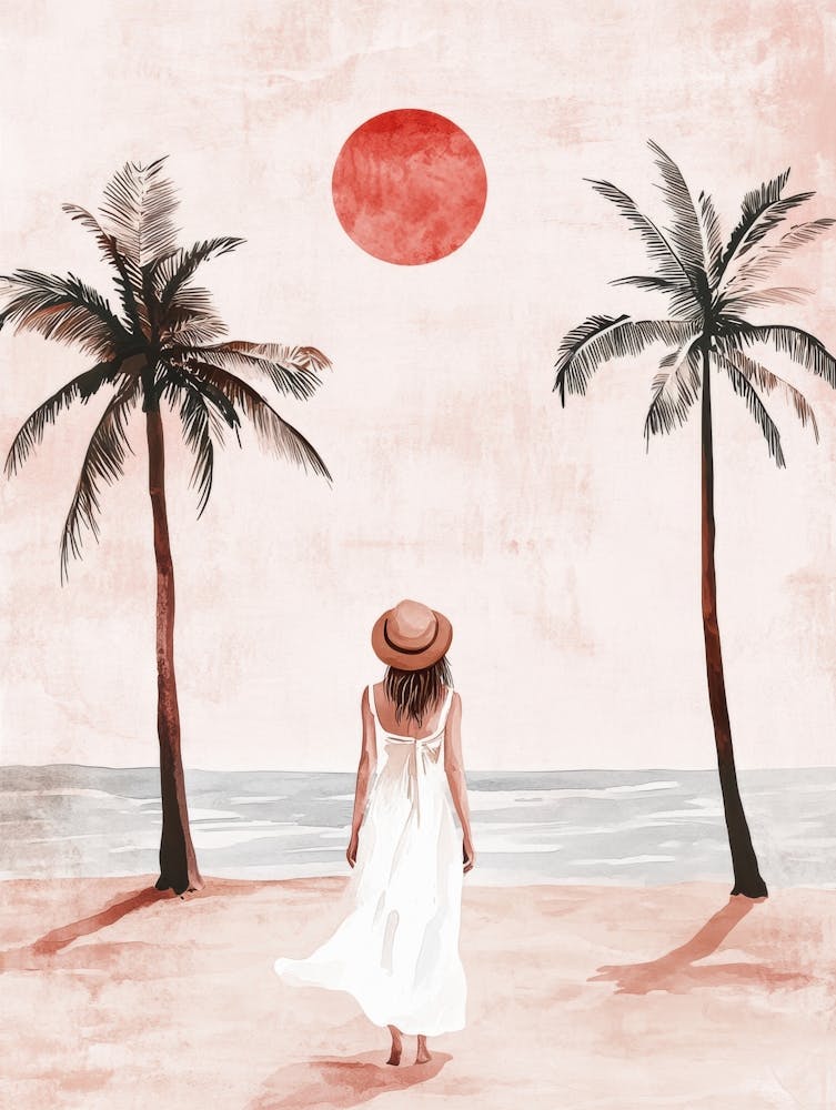 Woman On The Beach 5