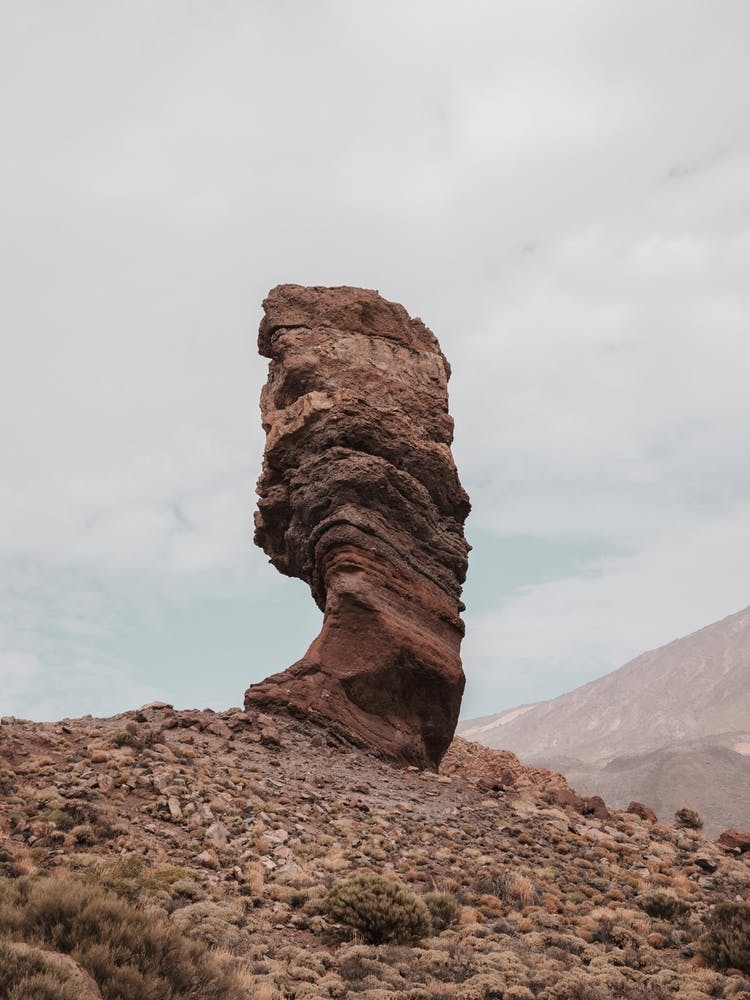 Rock Formation In The Desert, Teide National Park, Canary Islands