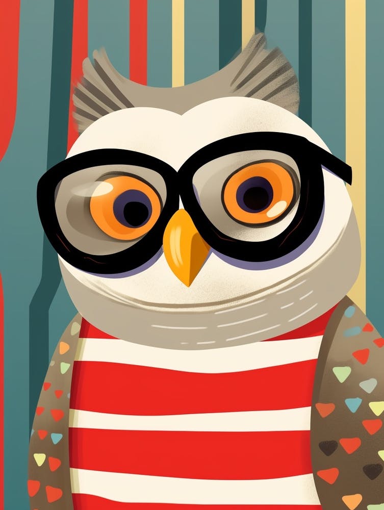 Little Owl 2 Wearing Sunglasses