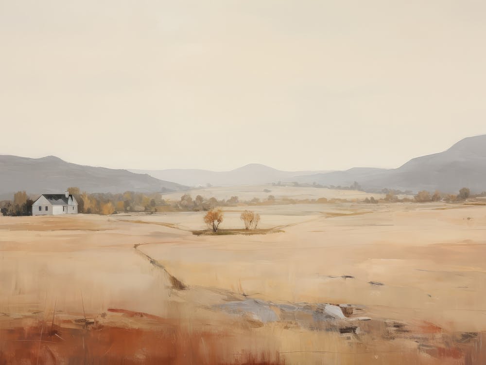 Autumn Landscape Oil Painting