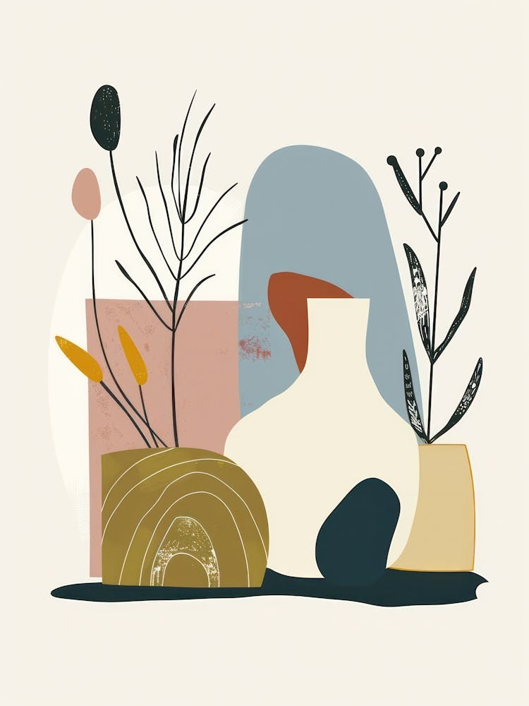 Abstract Objects Collection Flat Illustration 9