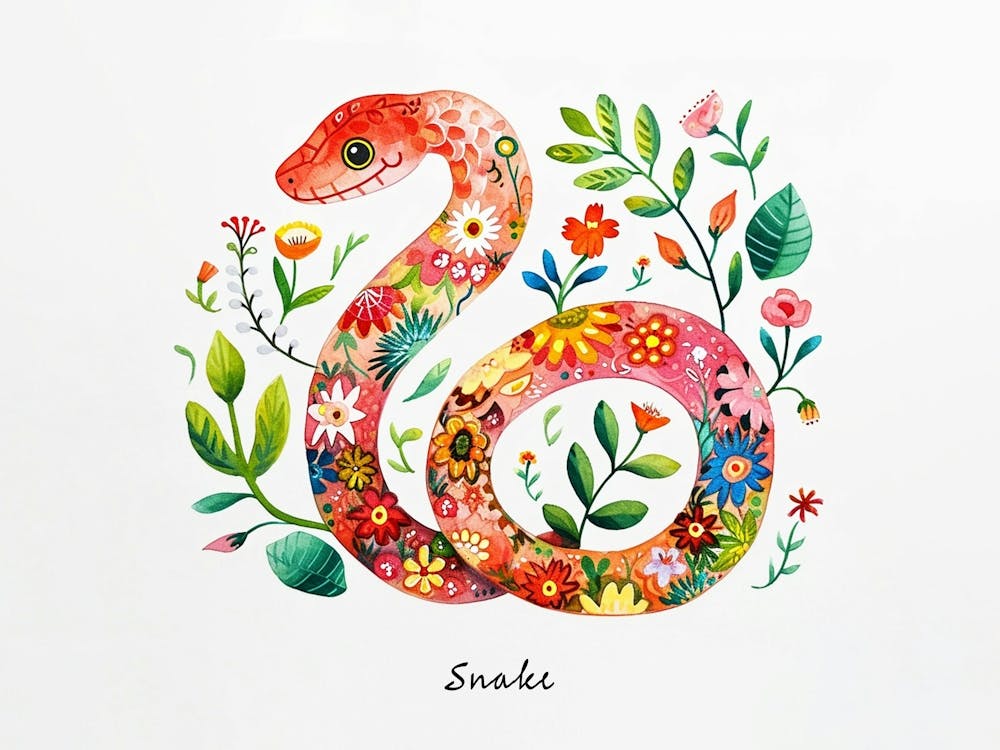 Little Floral Snake 3 Poster