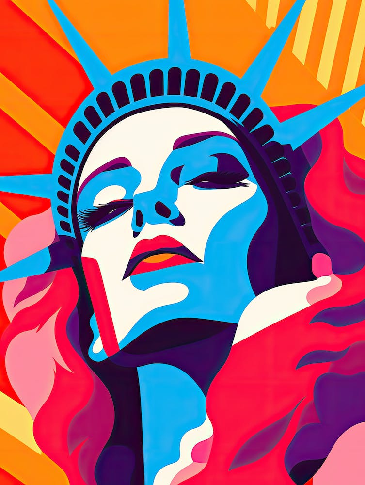 Statue Of Liberty, Pop art 1