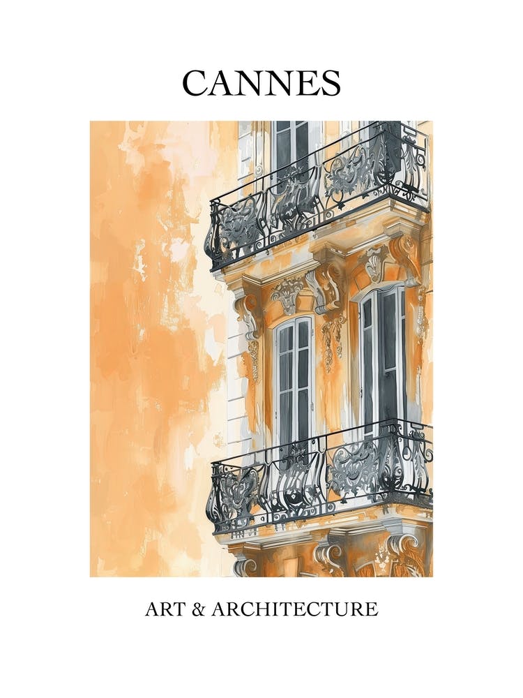 Cannes Travel And Architecture Poster 4