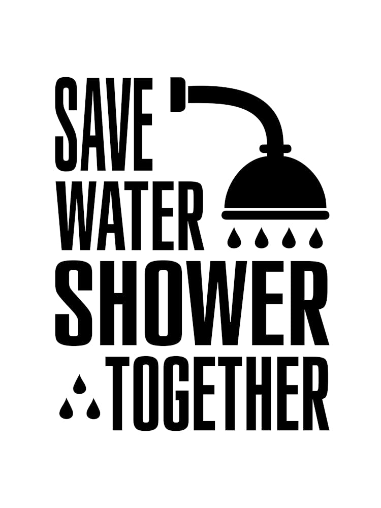Save Water Shower Together
