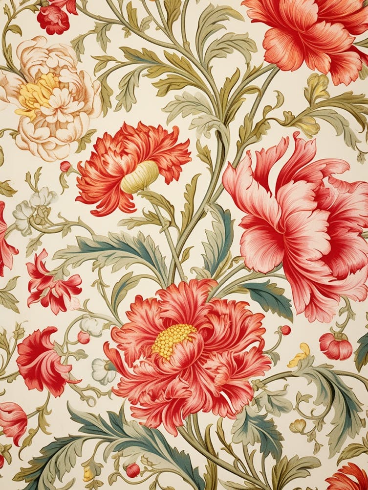 Motif Papier Peint Floral 7