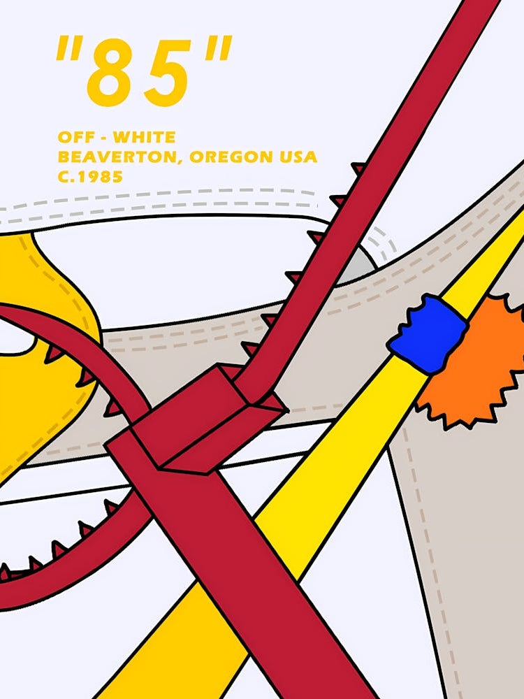 Simpsons - Off-White Air Jordan 1 - Virgil Abloh Sneakers