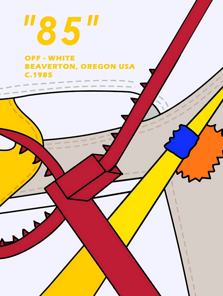 Simpsons - Off-White Air Jordan 1 - Virgil Abloh Sneakers