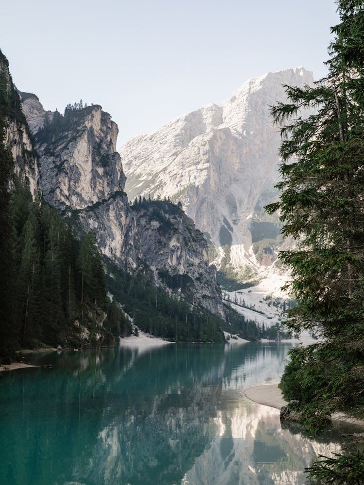 Lake Dolomites Italy